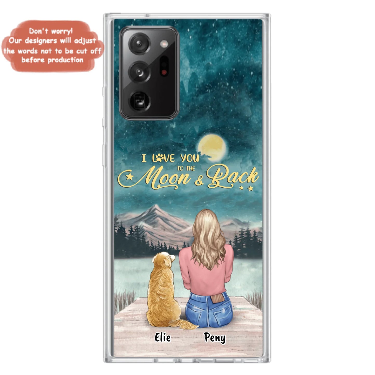 Personalized Pet Mom Phone Case - up to 4 Pets - FD19NO