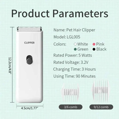 Dog Hair Clipper – Electric Pet Hair Trimmerd